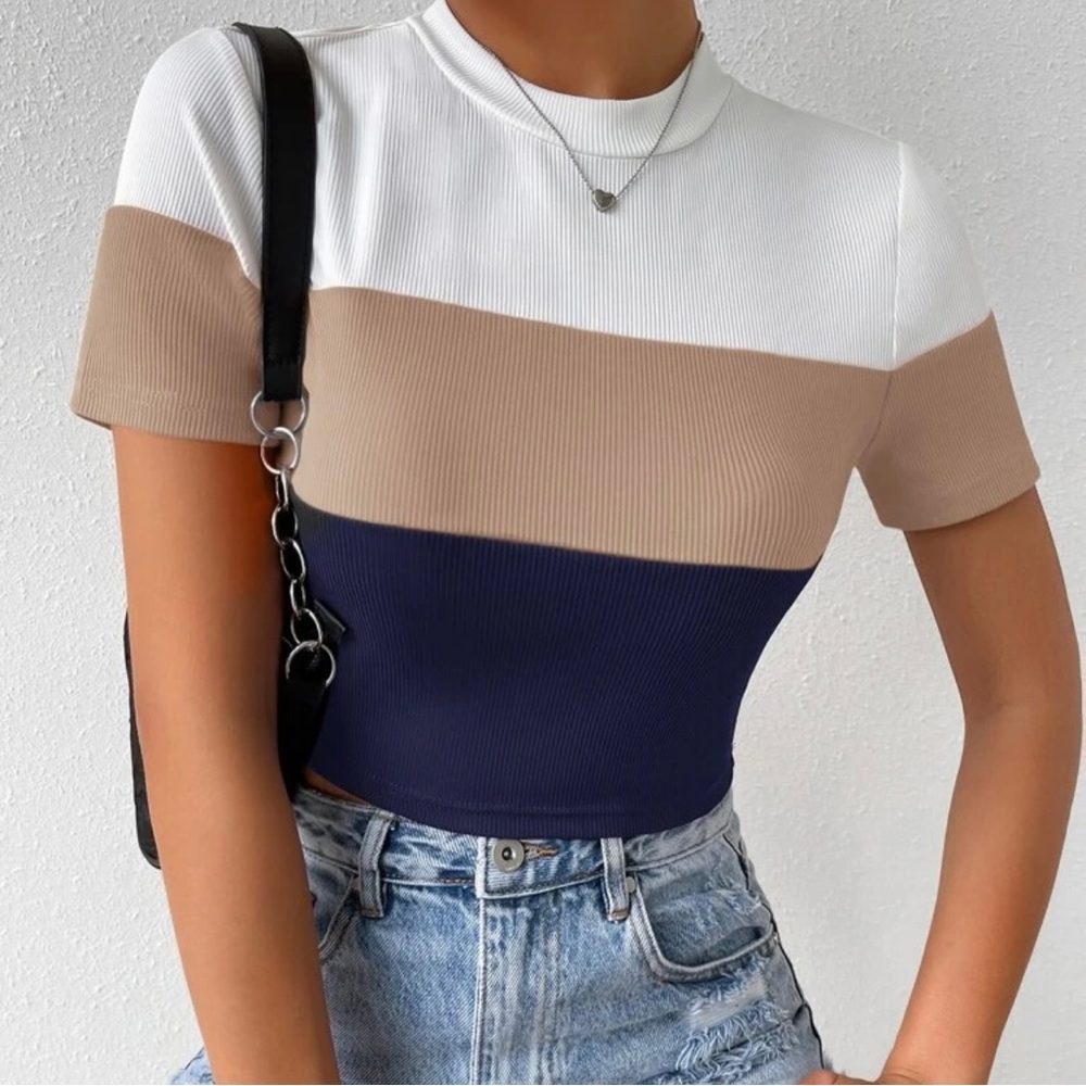 SHEIN Size S Multicolor Tee